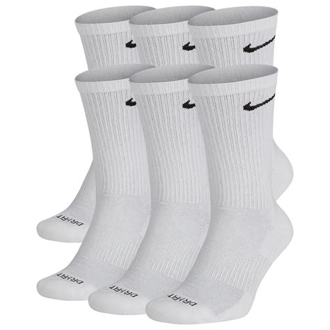 White 6 Pack Socks .